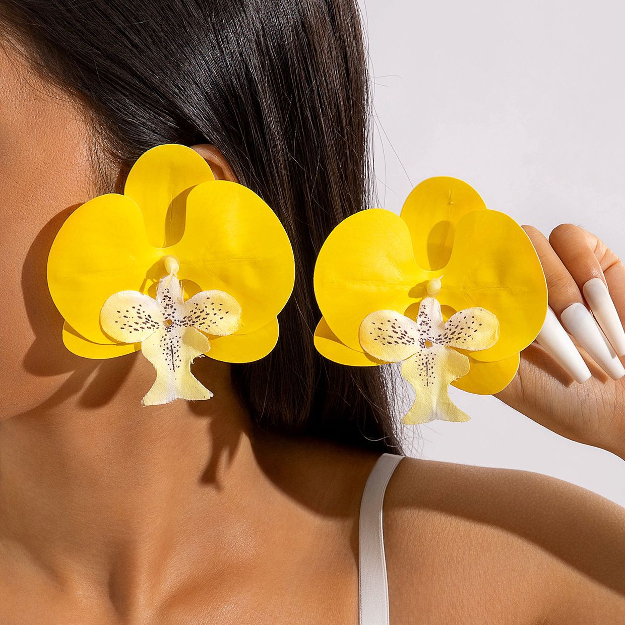 Wholesale 2PCS/Pack color flower sunflower earrings  tulip flower earrings earrings